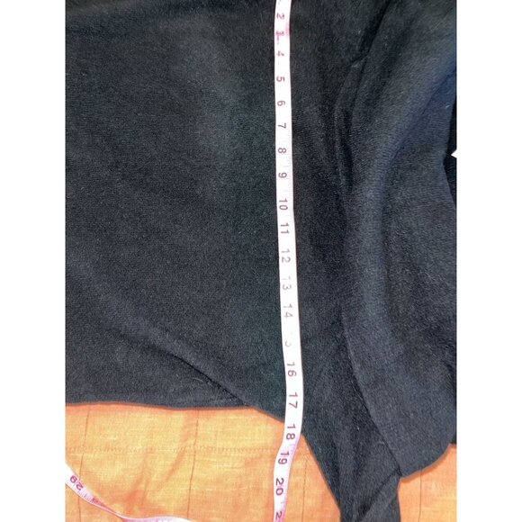 NWT White House Black Market Cowl Neck Tunic Sweater Black Size Medium - Picture 8 of 12
